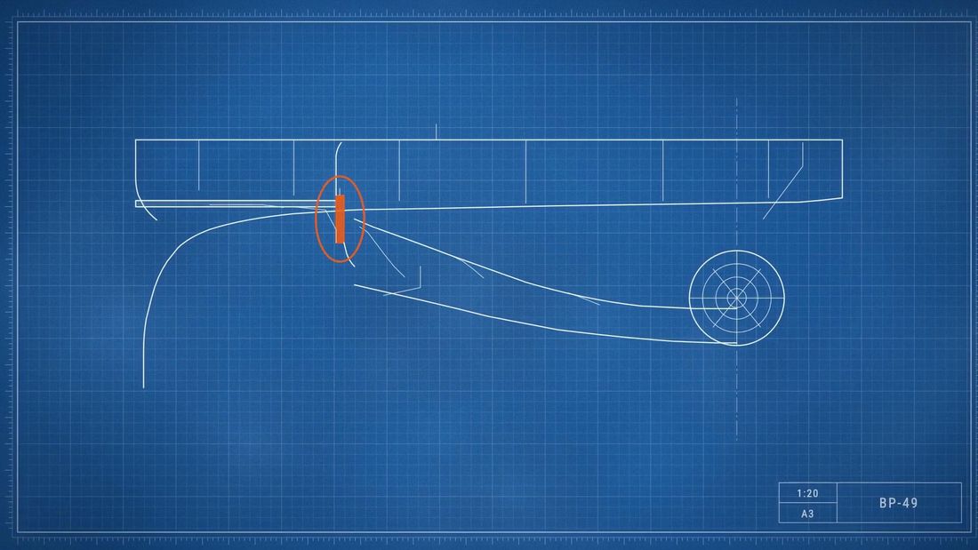 Bauplan des Lufteinlasses der F-35